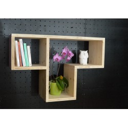 XenInos T / meuble bois massif / déco / naturel / étagère /bibliothèque, meuble à monter soi-même